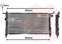 VAN Wezel KüHler, MotorküHlung 37002183 Opel