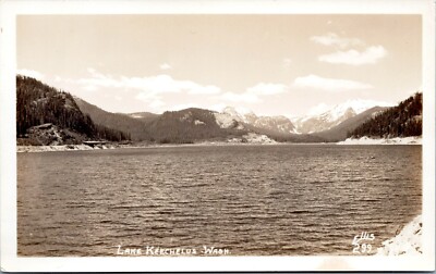 RPPC Lake Keechelus Washington- Real Photo Postcard - Source of Yakima River