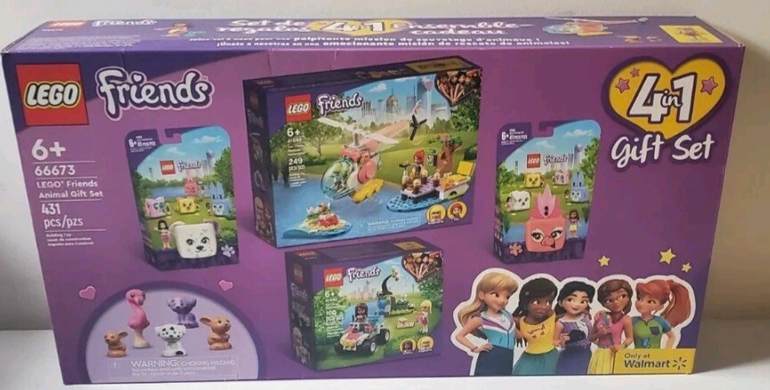 LEGO Friends Animal Gift Set 66673 W/ Olivia, Emma, Mia, Andrea