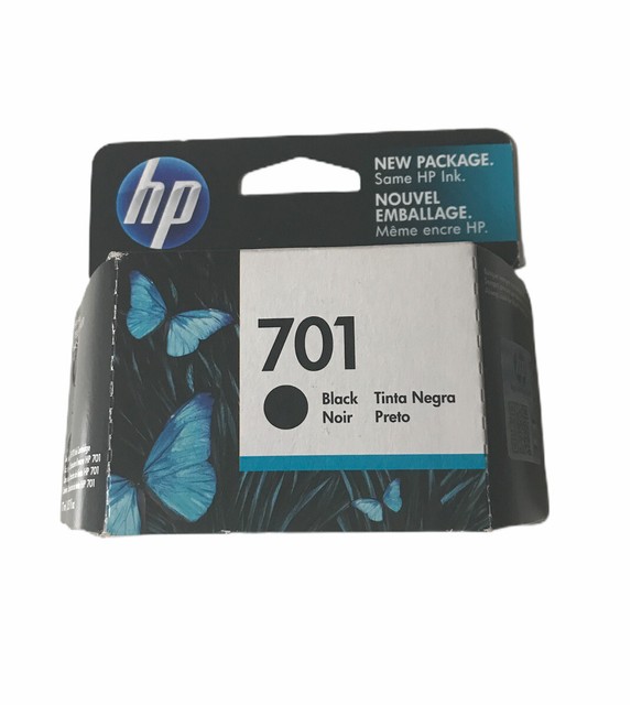 HP 701 CC635A Black Ink Cartridge In Sealed Box exp.Date: 02/2016 HP fax 640 650 | eBay