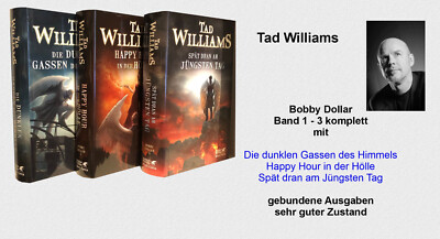 Bobby Dollar Tad Williams - Band 1-3 komplett - gebundene Ausgabe - TOP Zustand