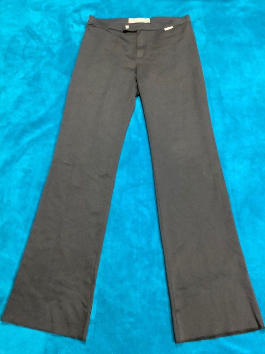 Versace Jeans Couture Lightweight Black Straight Leg Row Hem