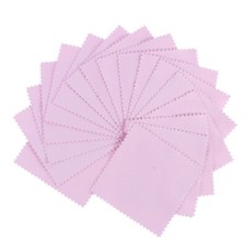 100Pcs Microfiber Wiping Cloth Cleaning Cloths Cleaning Tool for Jewelry