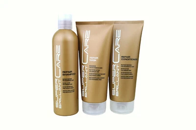 SUPER BRILLANT COLOR Super Brillant Care Repair Shampoo 250ml + Conditioner 200ml + Maske 200ml