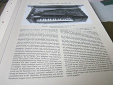 Nürnberg Doku 4178 Tafelklavier; Johann sebastian Heubeck um 1860