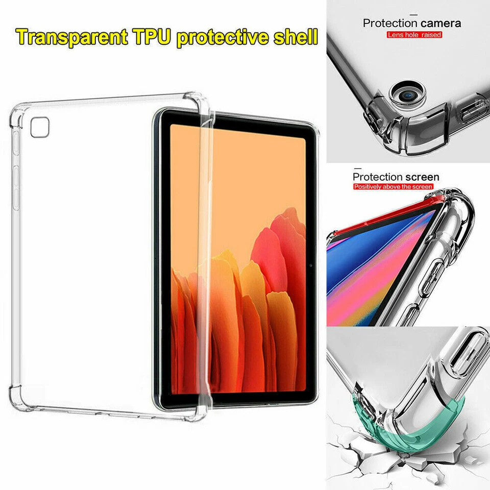 For Samsung Galaxy Tab A7 A7 Lite Tablet Clear Shockproof Heavy Duty Case Cover - Image 2 of 4