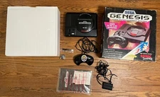 Sega Genesis Model 1 Complete in Box Working Pics Power Supply Paper Controller