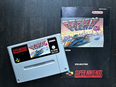 F-ZERO - SUPER NINTENDO SNES - Mit Anleitung - Ohne OVP