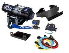 Kawasaki 750 Brute Force Winch And Mount Plate Kit 2005-2026 2000 Lbs Kfi Atv