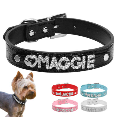 personalized rhinestone dog collars