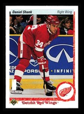 Daniel Shank 1990-91 Upper Deck Hockey NHL #99a Detroit Red Wings