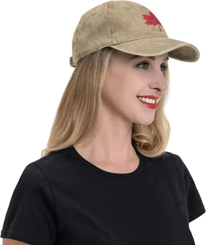 Customized Canadian Maple Leaf Baseball Cap Dad Hat Trucker Hat Adjustable Unise - Bild 7 von 24