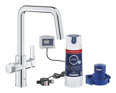 Grohe Blue Pure Start Starter Kit mit Ultrasafe Filter - Chrom - 30594000
