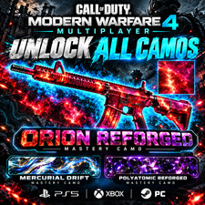 Call of Duty Modern Warfare 4 MW4 Multiplayer Unlock All Camos + Orion Reforged