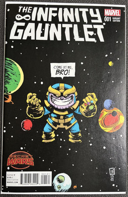 Infinity Gauntlet #1 2015 2nd Series Skottie Young Variant Cover NM