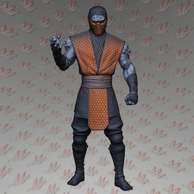 Tremor Mortal Kombat 3D Print, Unpainted Earth Elemental Model Kit