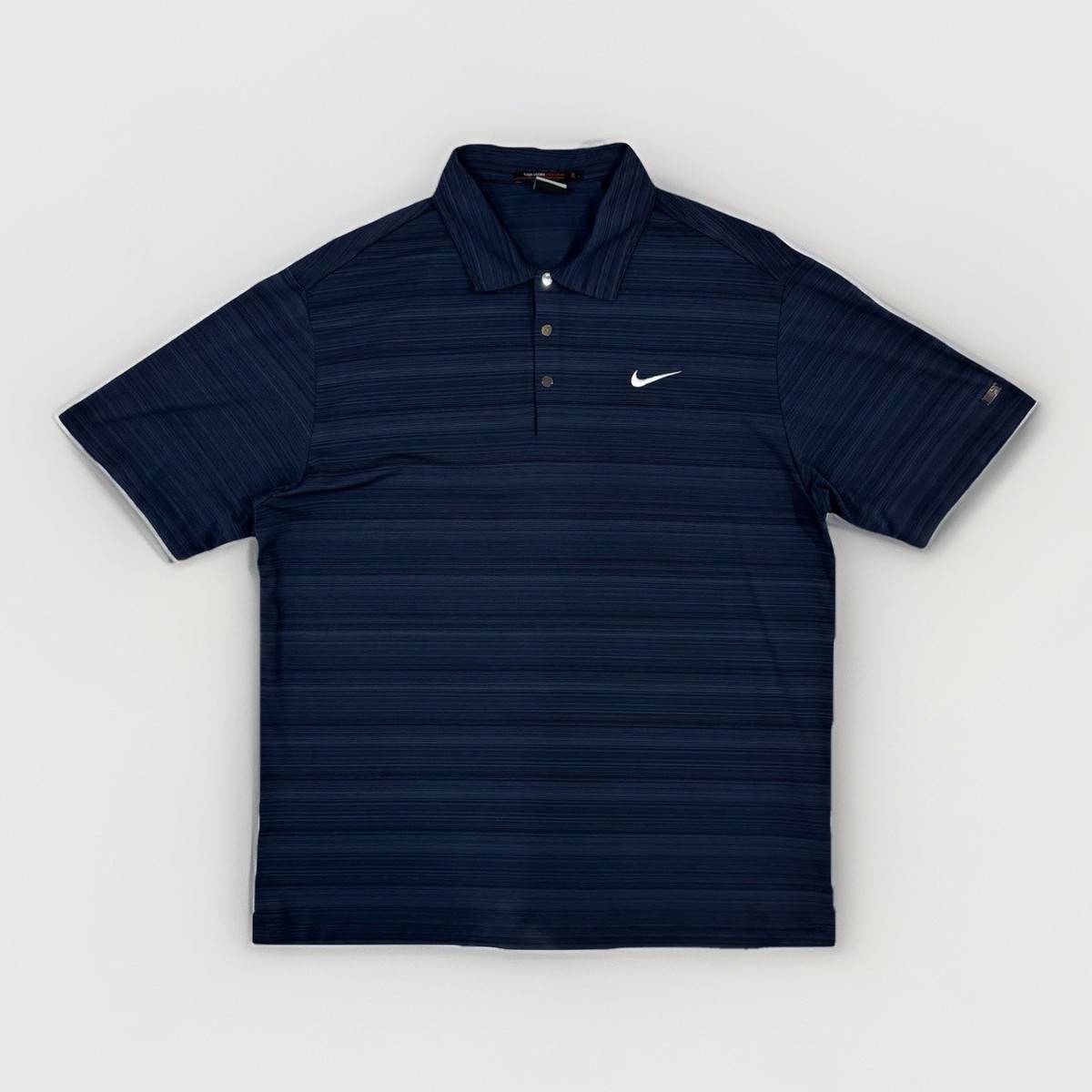 Tiger Woods Collection Nike Golf Polo Shirt Men's Large Blue