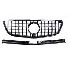 Kühlergrill Panamericana GT Schwarz passend für Mercedes Vito W447 14-19