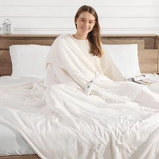 Twin Heated Blanket 62''X84'' Electric Blanket Twin Size - Soft Warm Heating