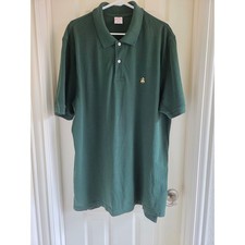 Brooks Brothers XXL Green Performance Polo Shirt Supima Cotton Golden Fleece