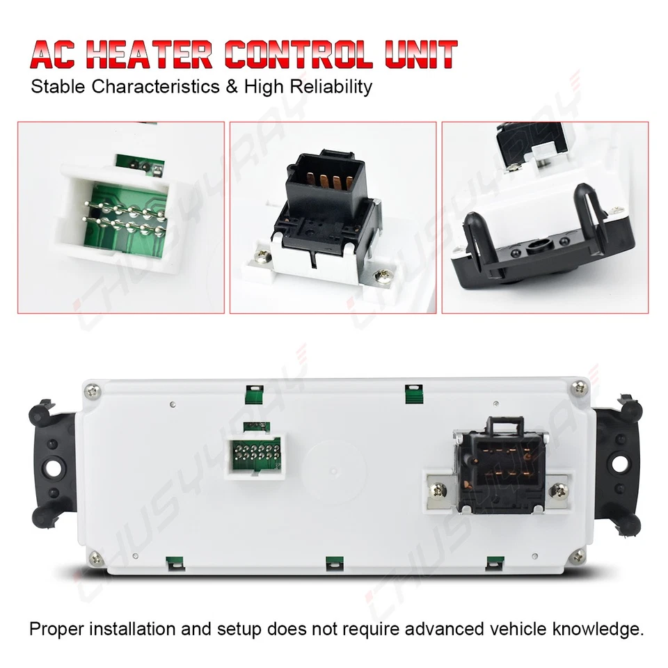 Módulo de control de clima HVAC 599-266 para Chevrolet Silverado 2500 1999-2002 Foto 3 de 4