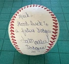 L.A. Dodgers SIGNED Baseball JOE MOELLER 1960's Little League Signed to Mark MLB
