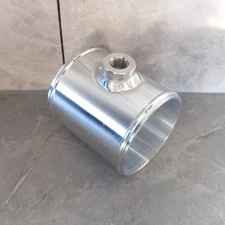 ✅3 Inch CNC Aluminum Turbo Intercooler Pipe W/ Ford/GM IAT 3/8 Inch Npt Bung