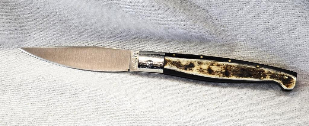 Coltello coltellino Sardo PATTADA Artigianale TASCABILE MANICO IN CORNO SARDEGNA