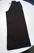 EILEEN FISHER Women's Wide Ankle Pants MEDIUM Black Style S5QVB NEW WITH TAGS