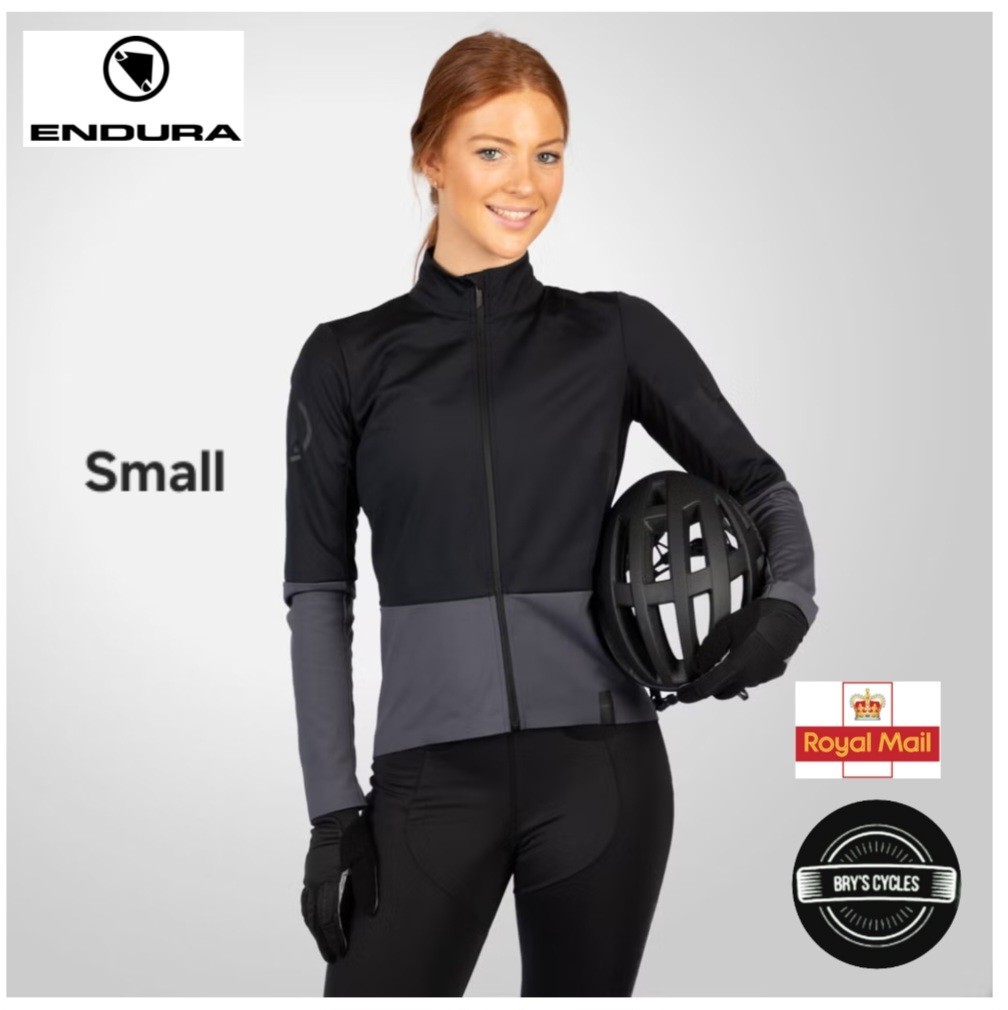 Endura Women's FS260 Jetstream Long Sleeve Cycling Jersey - Black -Small RRP£105