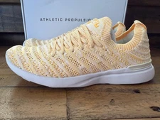 APL TechLoom Wave Shoes Women's Size 8.5 Pristine Marigold Melange Running Knit