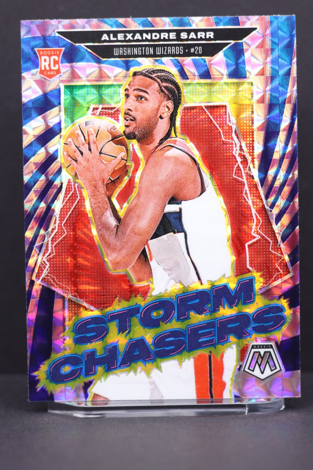 Alexandre Sarr 2024-25 Panini Mosaic Storm Chasers (RC, SP)