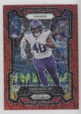 2023 Panini Prizm Rookies Red Sparkle Prizm Ivan Pace Jr #366 0s1o