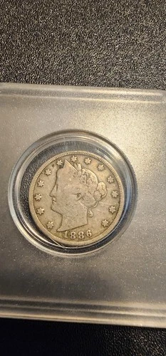Photo of a 1886-P Liberty Nickel from an eBay listing that sold on Jul 16, 2026