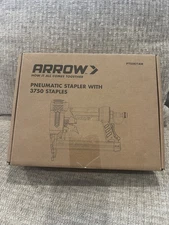 Arrow Pneumatic Staple Gun Oil-Free Upholstery Stapler 1/4" 3/8 1/2" T50 Staples