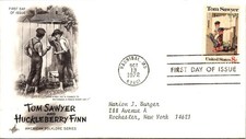 FDC 1972 SC #1470  Artcraft Cachet - Hannibal MO - Single - J33097