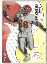 2000 FLEER E-X #41 TONY GONZALEZ KANSAS CITY CHIEFS