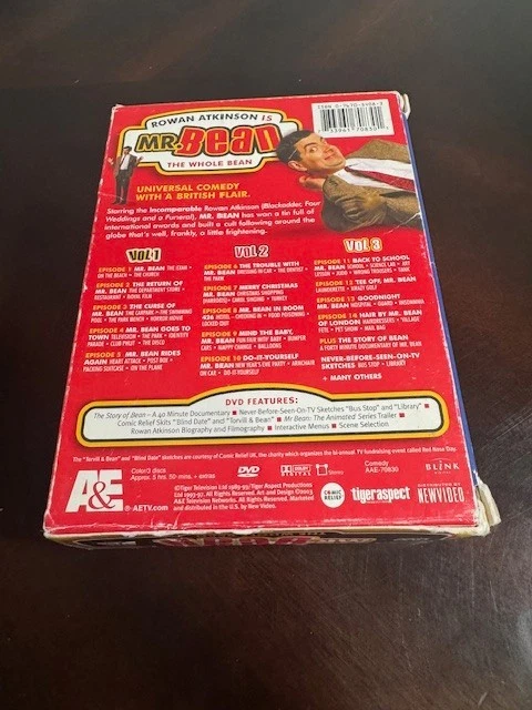 Mr. Bean – The Whole Bean (All 14 Episodes) 3-DVD Box Set [2003] Rowan Atkinson Foto 2 de 4