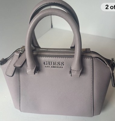GUESS Pink Logo Satchel Top Handle Bag. No Crossbody Strap Included.