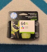 Genuine HP 64XL Tri Color Ink Cartridge N9J91AN Exp. 2025