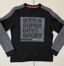Superdry Sport Gym Tech Sweatshirt Graphic L Large Flawless