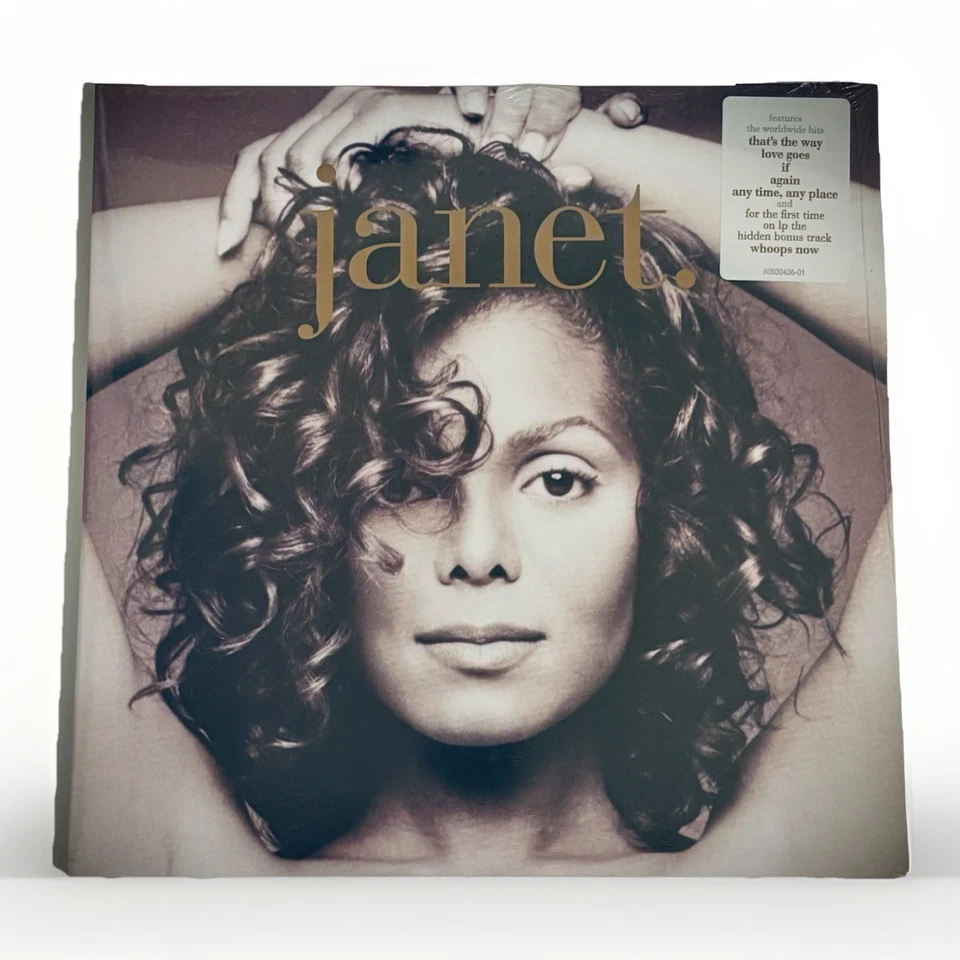 JANET JACKSON SEALED SELF TITLED JANET. ALBUM REISSUE 2 LP 1993 US CASSETTE & CD - Image 2 of 4