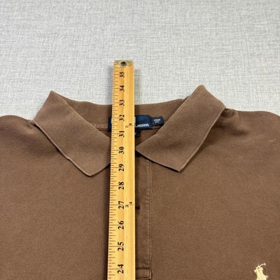 Polo Ralph Lauren Polo Shirt Mens Big 2XB Brown Short Sleeve