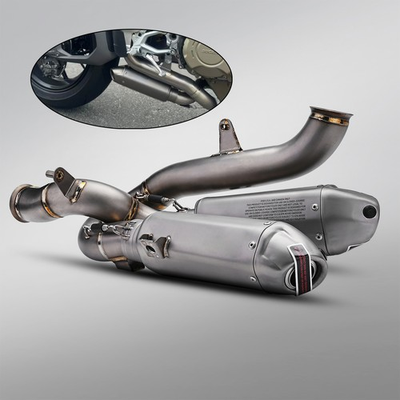 #ad Exhaust Mid Link Pipe Muffler For Panigale Streetfighter V4 System Titanium 2025 $1469.99