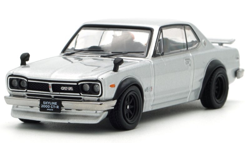 レア Nissan Skyline 2000 GT-R KPGC10 NISSAN Skyline 2000 GT-R (KPGC10) - silver - Inno 1:64 | eBay