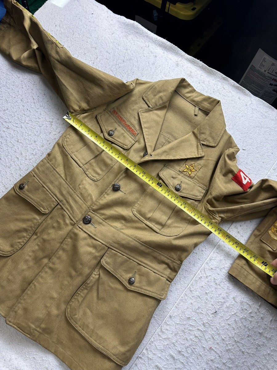 Vintage 1920s Boy Scouts of America Uniform Tunic Jacket Vintage 1920s Boy Scouts of America Uniform Tunic Jacket