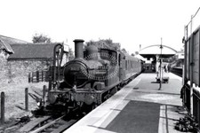 PHOTO   BR British Railways Steam Locomotive Class 1400 1412  at Yatton in 1959
