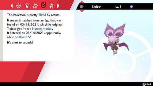 ⚔️Shiny Non-shiny Noibat Noivern 6IV🛡️Pokémon Sword Shield INICIO (💯Legal) - Imagen 5 de 21