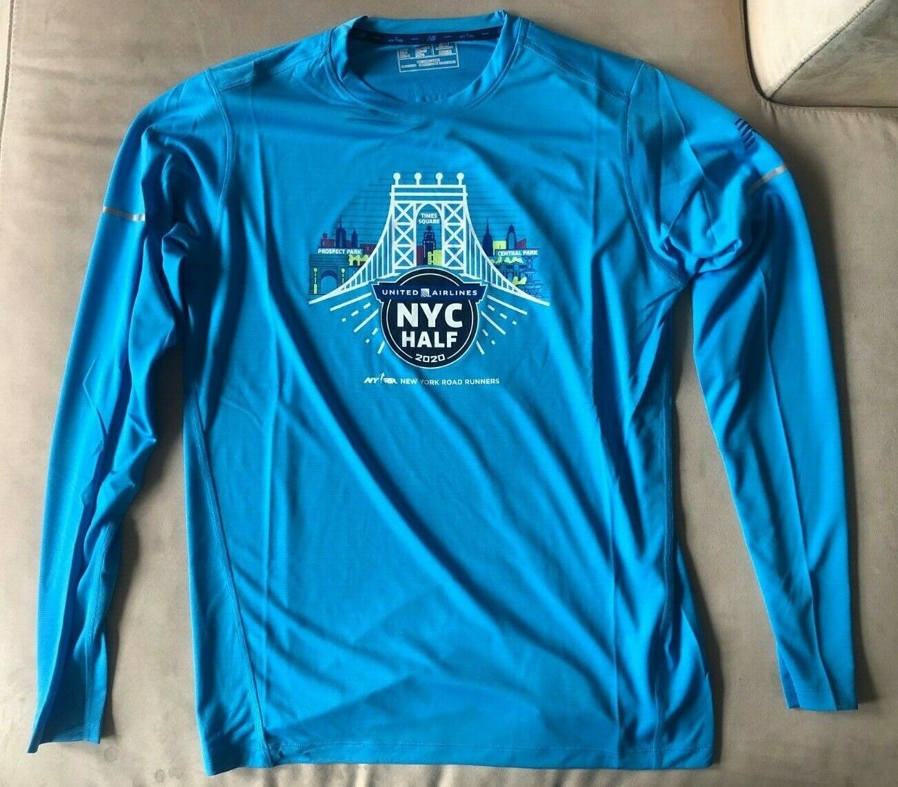 Nysgerrighed Uregelmæssigheder spion NYRR NYC Half Marathon 2020 Shirt Small NEW BALANCE United Airlines Womens  blue | eBay