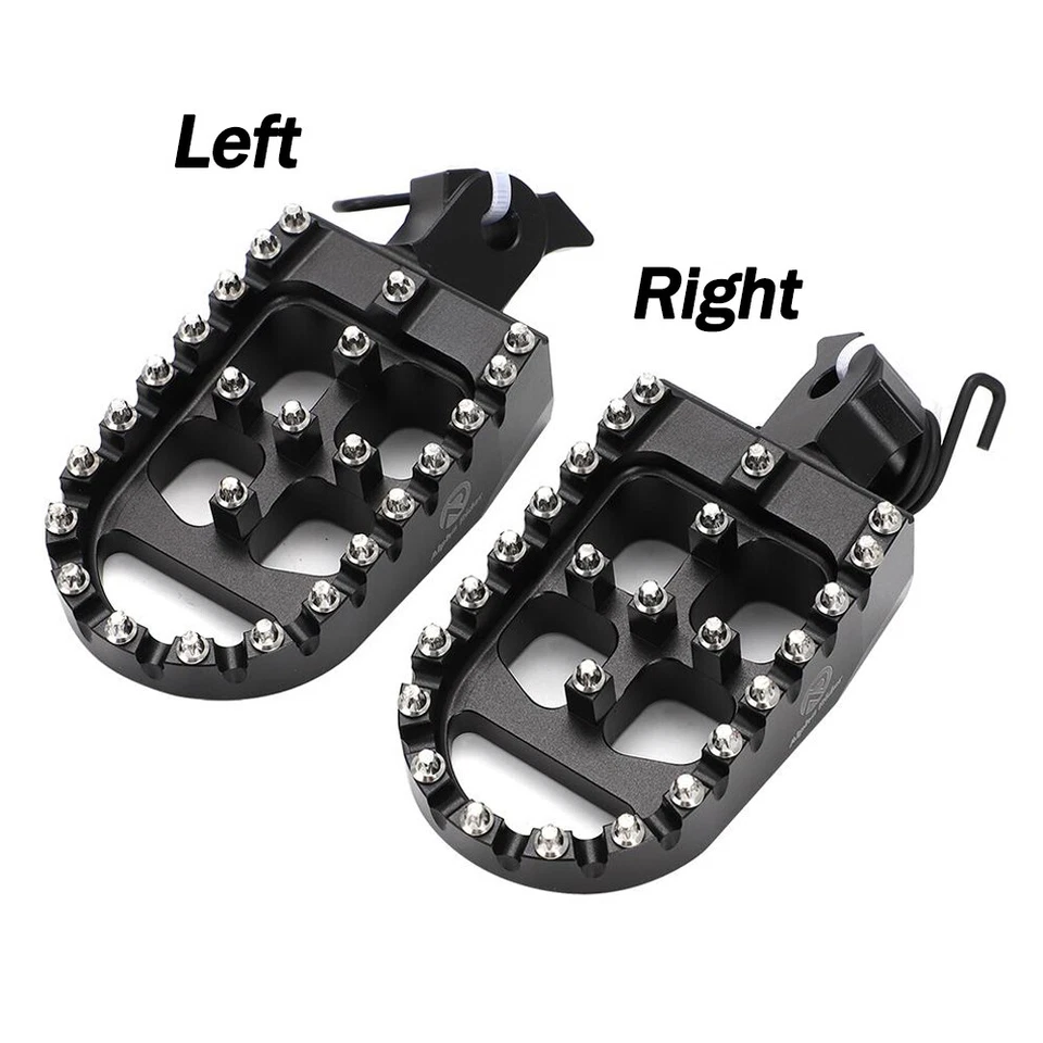 Clavijas de pie con herrajes KLR650 Traveler Adventure 1987-2023 para Kawasaki KLR 650 Foto 2 de 4